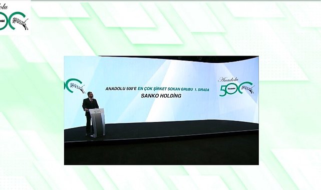 Sanko Holding'e listede en fazla şirketi bulunan grup ödülü