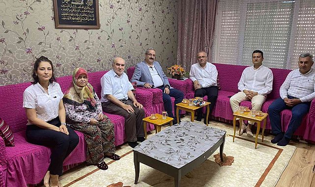 Şehit ailesine Babalar Günü ziyareti