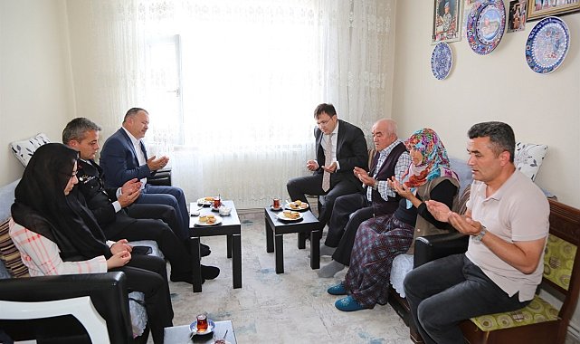 Şehit babaları unutulmadı