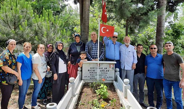 Şehit piyade er kabri başında anıldı