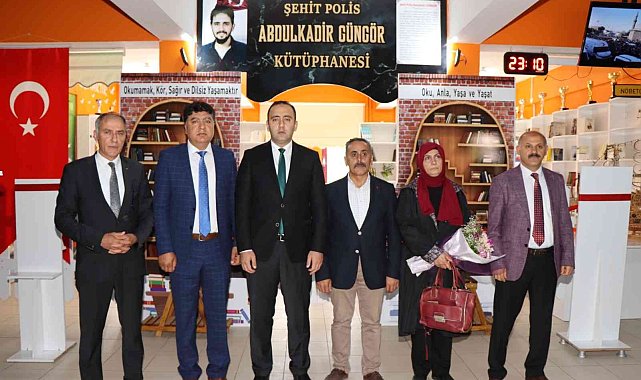 Şehit polis Abdulkadir Güngör'ün ismi kütüphanede yaşatılacak