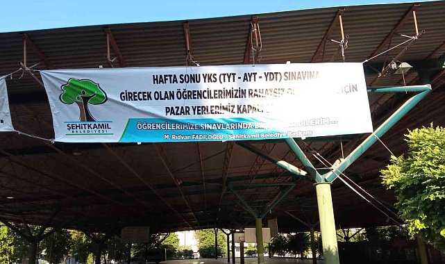 Şehitkamil&#039;de sınav günü tüm pazar yerleri kapanacak