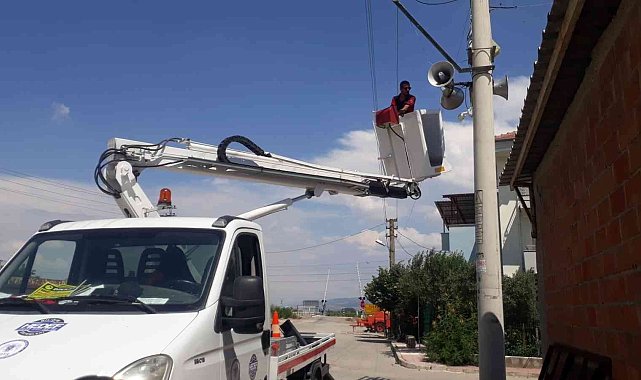 Şehzadeler Belediyesi&#039;nden 21 mahalleye ses ve güvenlik sistemi
