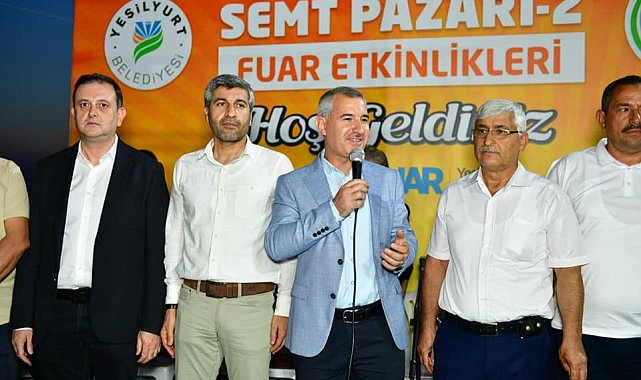 Semt pazarı fuar etkinlikleri ile hizmete girdi