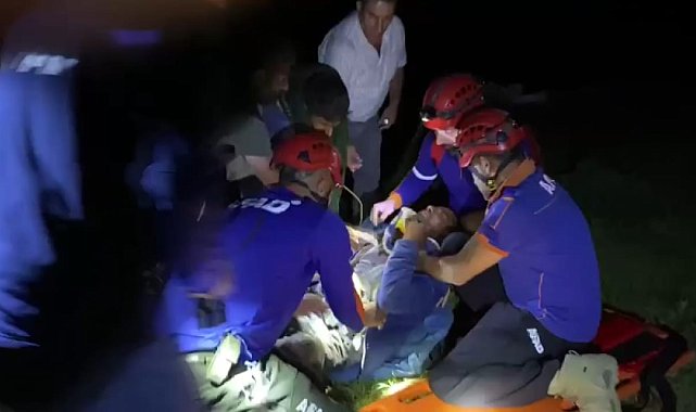 Silahla yaralanan çoban helikopterle hastaneye kaldırıldı