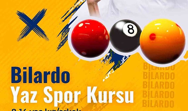 Sinop'ta 'Bilardo Yaz Spor Kursu' başlıyor