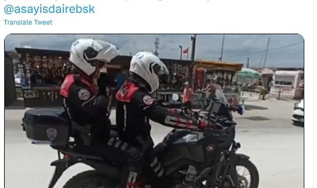 Sinop'ta polisler sınava geç kalan öğrenciyi yetiştirdi