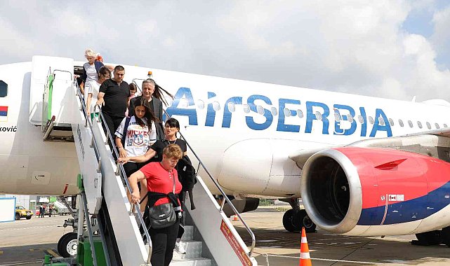 Sırbistan'ı Alanya'ya bağlayan seferler resmen başladı