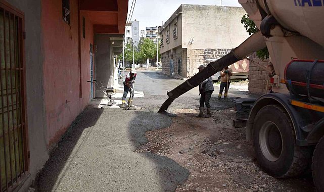 Siverek'te üst yapı çalışmaları aralıksız sürüyor