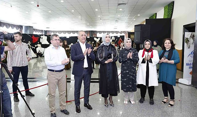 Sultangazi Belediyesi Kadın Sanat ve Mesleki Eğitim Kurslarından göz dolduran sergi