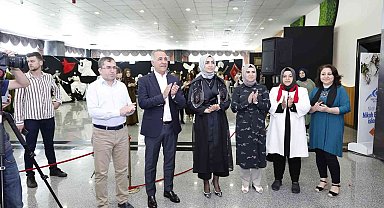 Sultangazi Belediyesi Kadın Sanat ve Mesleki Eğitim Kurslarından göz dolduran sergi