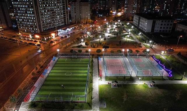 Talas&#039;ta parklar, fonksiyonel alanlar