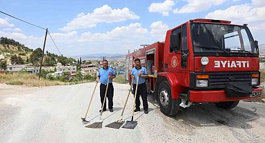 Tarım arazilerinde itfaiye nöbeti