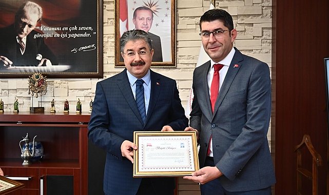 Tarım ve Orman Müdürlüğü personeline başarı belgesi