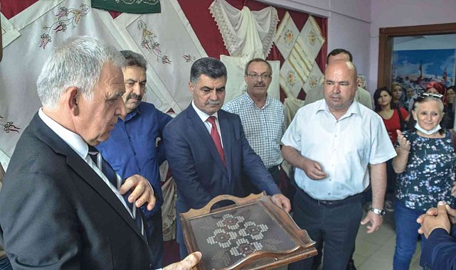 Taşköprü Halk Eğitim Merkezinde yıl sonu sergisi