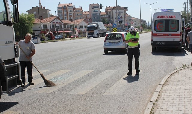 Tavşanlı'da trafik kazası: 1 yaralı