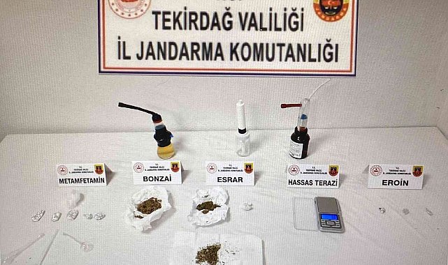Tekirdağ&#039;da uyuşturucu operasyonu: 2 kişi tutuklandı