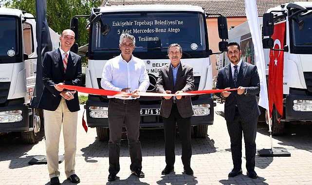 Tepebaşı temizlik işleri filosuna önemli takviye