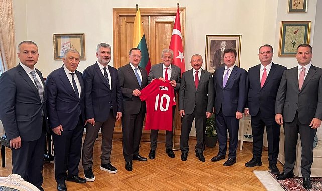 TFF&#039;den Vilnius Büyükelçisi Gökhan Turan&#039;a ziyaret