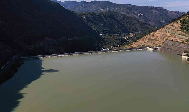 Trabzon'un içme suyunun karşılandığı Atasu Barajı'nda doluluk oranı 2 yıldır 100'de 100 seviyelerinde