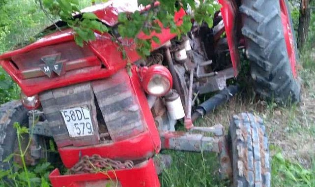 Traktör kazası 1 ölü