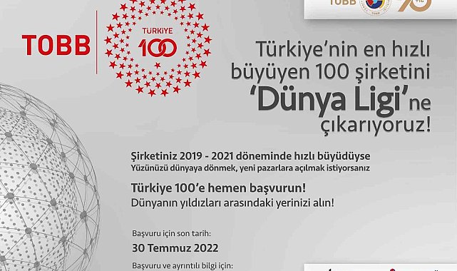 Türkiye&#039;nin en hızlı büyüyen şirketlerini belirlemek için başvurular başladı