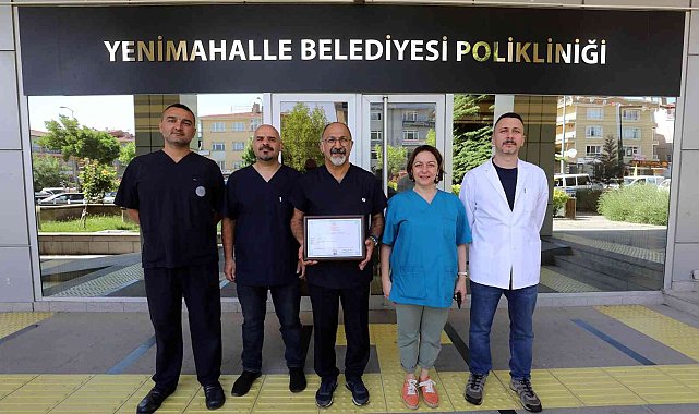 Türkiye'nin ilk ruhsatlı belediye kliniği Yenimahalle'de