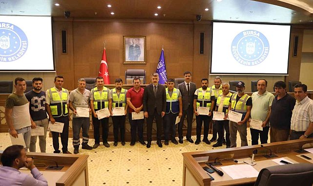 Ulaştıran ekip, sertifikalarına kavuştu