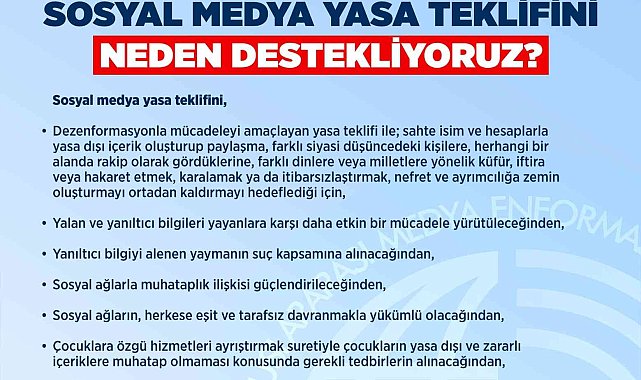 UMED, sosyal medya yasa teklifini neden desteklerini açıkladı