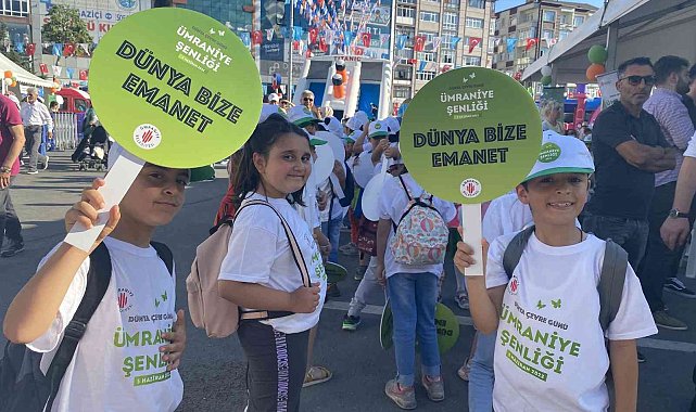 Ümraniye'de Dünya Çevre Günü'nde 'Çevre Şenliği' şölene dönüştü