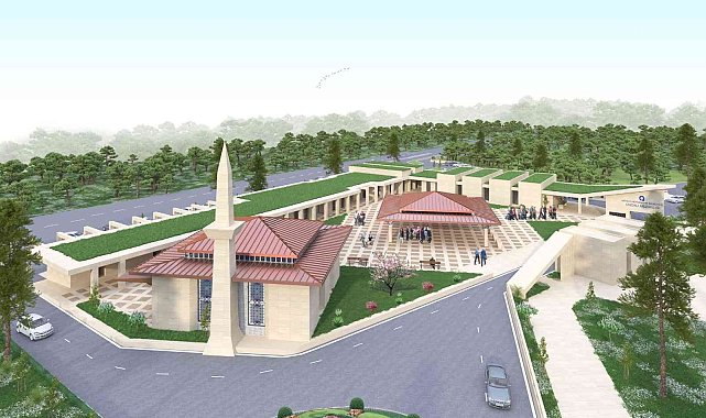 Uncalı Kent Mezarlığı inşaatı hızla ilerliyor