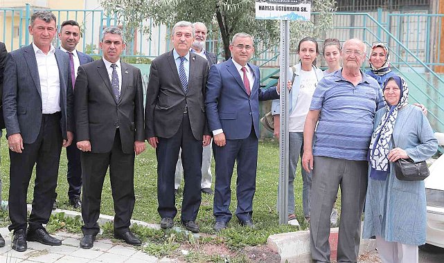 UNESCO sanatçısı Hamza Üstünkaya'nın adı sokakta yaşayacak