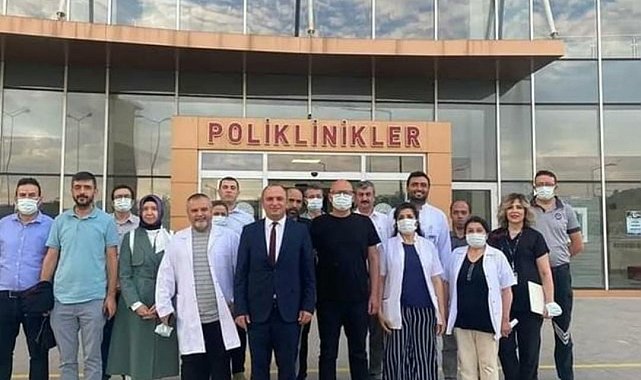 Uşak'ın yeni Sağlık Müdürü Akdağ devlet hastanesinde incelemelerde bulundu