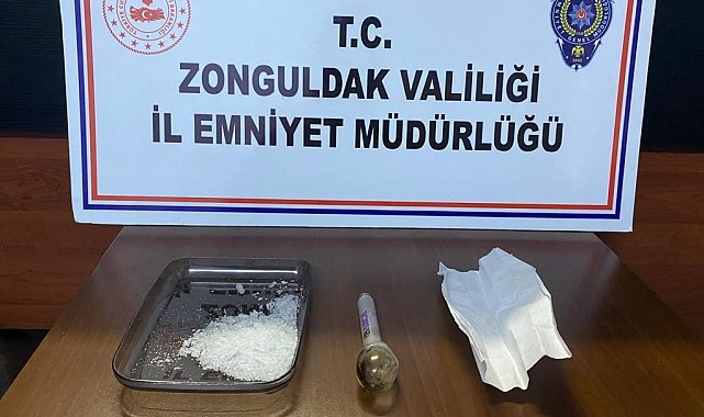 Uyuşturucu maddeyle yakalanan şüpheli gözaltına alındı