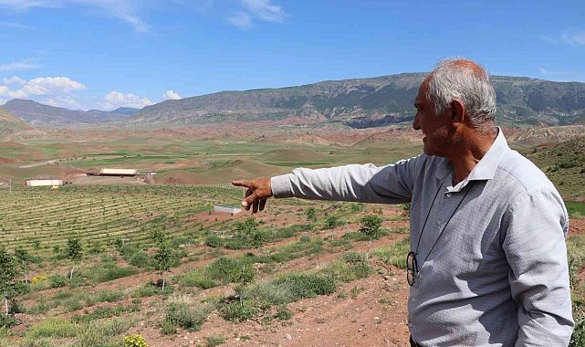 Uzundereli girişimci, çorak topraklara can verdi