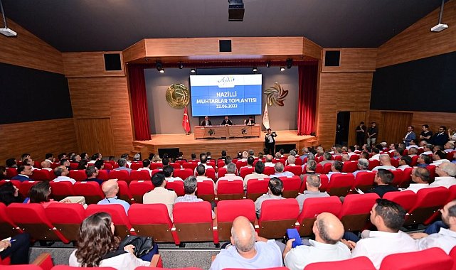 Vali Aksoy, Nazillili muhtarlar ile bir araya geldi