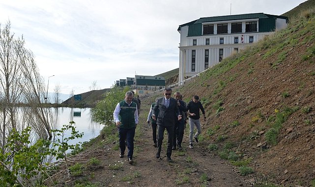 Vali Memiş, Palandöken Kayak Merkezi'nde incelemelerde bulundu