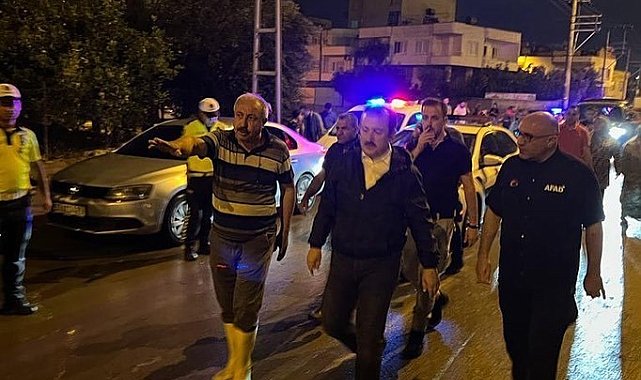 Vali Pehlivan, kuvvetli yağış uyarılarının ardından saha indi