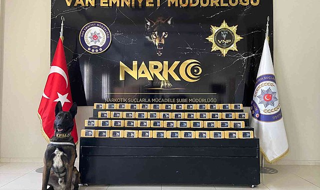 Van'da 27 kilo 100 gram eroin ele geçirildi