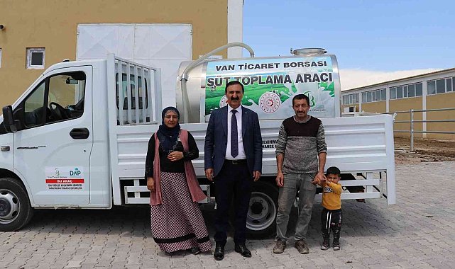 VANTB Başkanı Süer ile çiftçilerin yüzü gülüyor