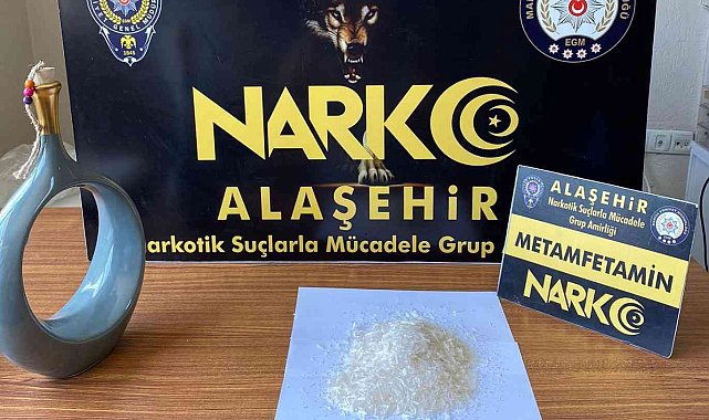 Vazodan uyuşturucu çıktı