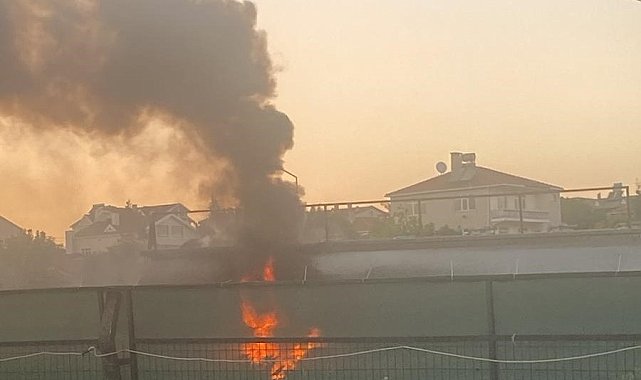 Yağ tankerinde korkutan yangın: &quot;Bir anda lastik gümledi&quot;