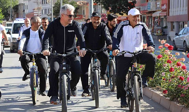 Yahyalı&#039;da sağlıklı yaşam için pedal çevirdiler