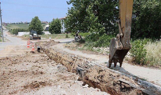 Yalova Belediyesi'nden içme suyu hattı çalışması