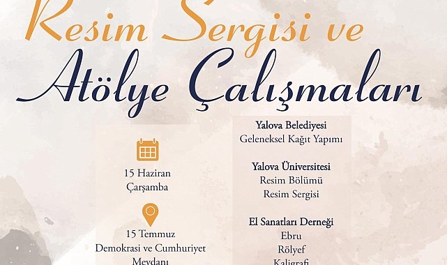 Yalova Belediyesi&#039;nden sanata destek