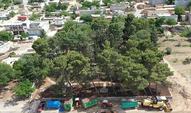 Yanal Oba Mahallesinde park çalışması