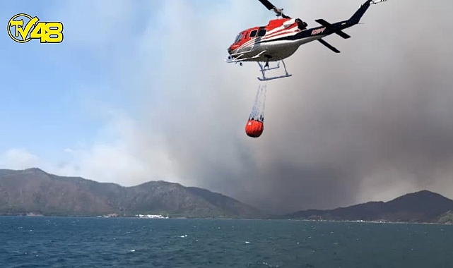 Yangın Söndürme Helikopterinin Su Kovası Koptu