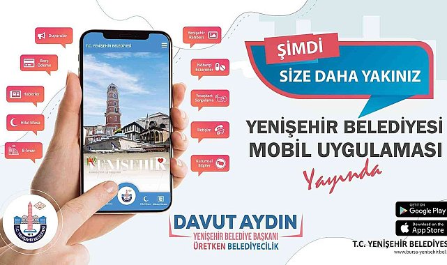 Yenişehir Belediyesi'nden mobil uygulama