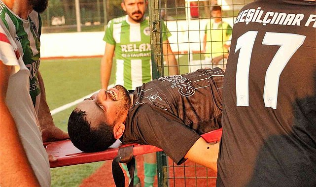 Yeşil sahada korkutan sakatlık