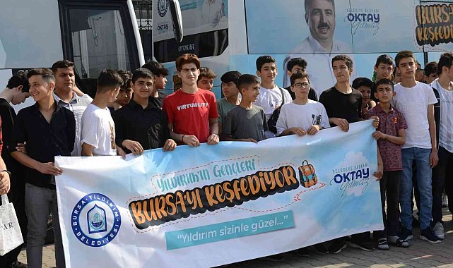 Yıldırımlı gençler Bursa'yı keşfediyor